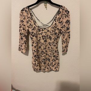 Free people sheer top
